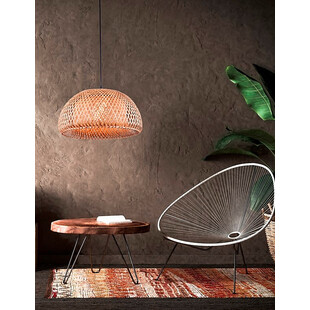 Lampa rattanowa wisząca Boho Tella 39cm - Decolab24