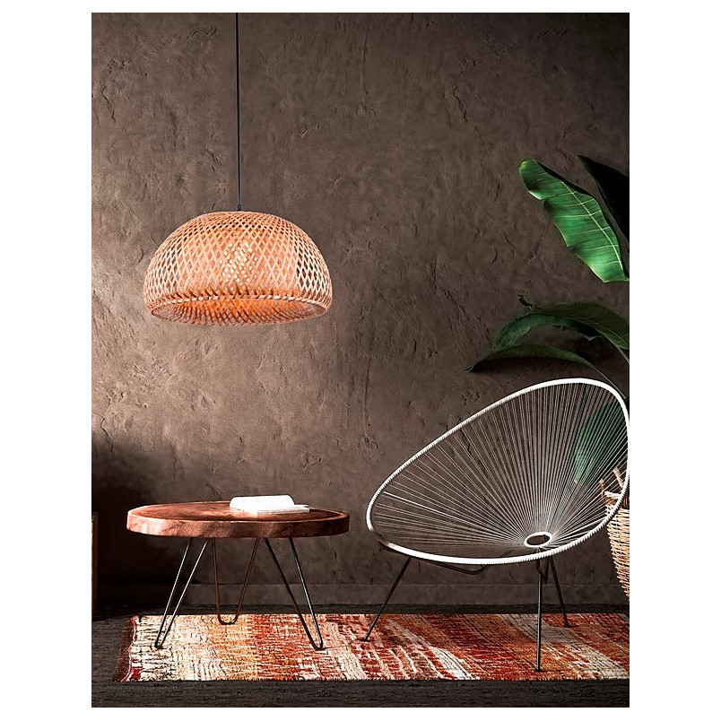 Lampa rattanowa wisząca Boho Tella 39cm - Decolab24