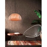 Lampa rattanowa wisząca Boho Tella 39cm - Decolab24