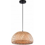 Lampa rattanowa wisząca Boho Tella 39cm - Decolab24