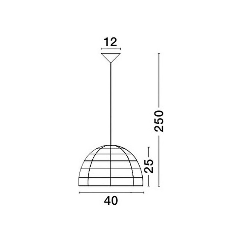 Lampa Rattanowa Wisząca Boho Ubud 40cm - Decolab24
