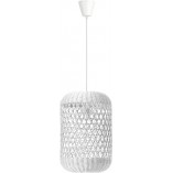 Lampa rattanowa boho Penida Long - Decolab24 | Biała
