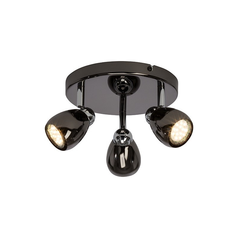 Plafon LED Milano III - Chrom/Czarny | Brilliant - Oświetlenie