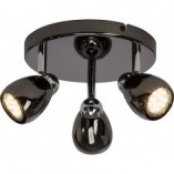Plafon LED Milano III - Chrom/Czarny | Brilliant - Oświetlenie
