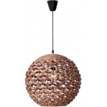 Lampa rattanowa wisząca kula Denpasar | Decolab24