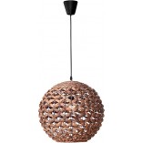 Lampa rattanowa wisząca kula Denpasar 40cm | Decolab24