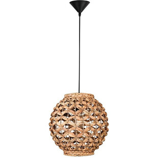 Lampa rattanowa wisząca kula Denpasar 30cm | Decolab24
