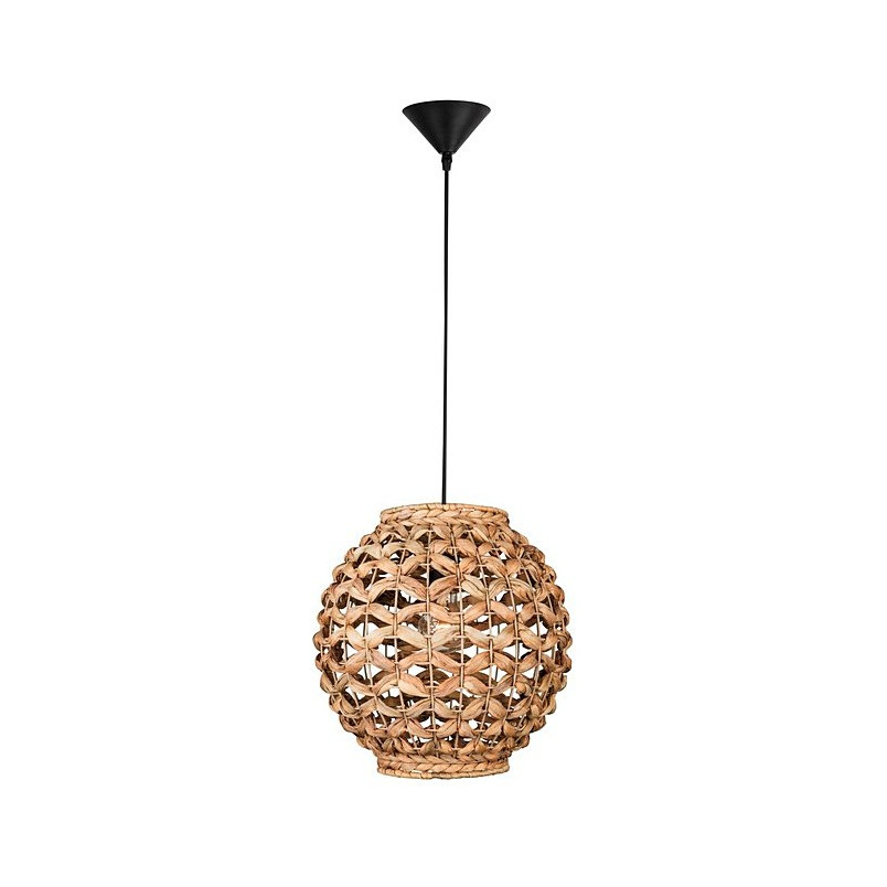 Lampa rattanowa wisząca kula Denpasar 30cm | Decolab24