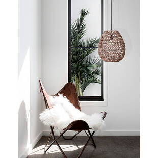 Lampa rattanowa wisząca Lombok 30cm | Decolab24
