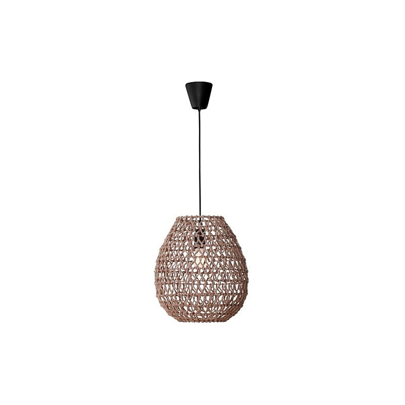 Lampa rattanowa wisząca Lombok 30cm | Decolab24