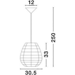 Lampa rattanowa wisząca Lombok 30cm | Decolab24