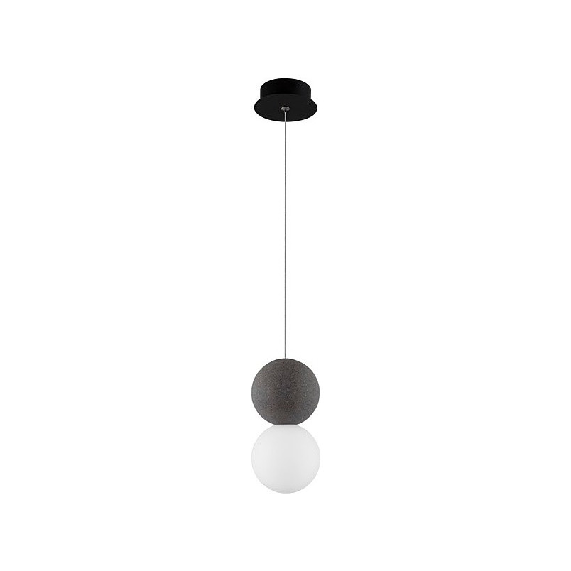 Lampa betonowa wisząca Noon - Kula 10cm | Decolab24