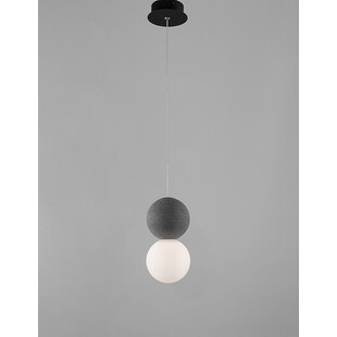 Lampa betonowa wisząca Noon - Kula 10cm | Decolab24