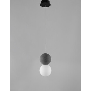 Lampa betonowa wisząca Noon - Kula 10cm | Decolab24