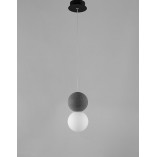Lampa betonowa wisząca Noon - Kula 10cm | Decolab24