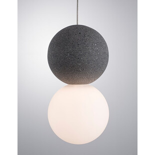Lampa betonowa wisząca Noon - Kula 10cm | Decolab24