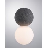 Lampa betonowa wisząca Noon - Kula 10cm | Decolab24