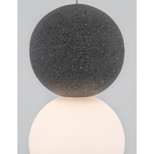 Lampa betonowa wisząca Noon - Kula 10cm | Decolab24