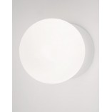 Kinkiet Noon - beton i szkło, biały. Skandynawski design!