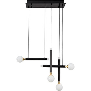 Lampa wisząca LED Reya: Szklane kule, nowoczesny design