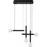 Lampa wisząca LED Reya: Szklane kule, nowoczesny design