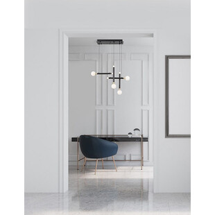 Lampa wisząca LED Reya: Szklane kule, nowoczesny design