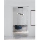Lampa wisząca LED Reya: Szklane kule, nowoczesny design