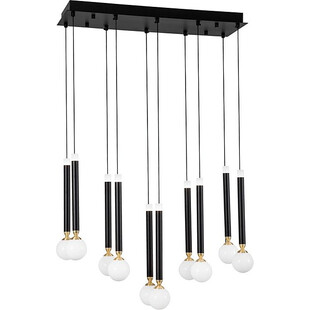 Lampa wisząca Reya LED - czarno-białe kule | Decolab24