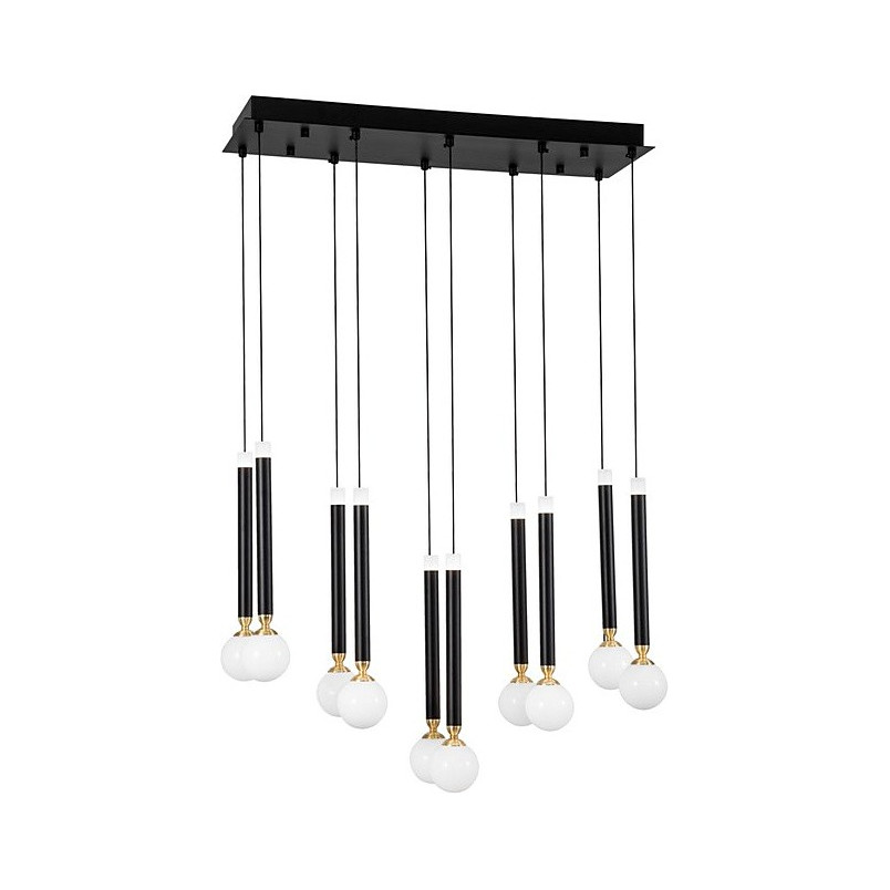 Lampa wisząca Reya LED - czarno-białe kule | Decolab24