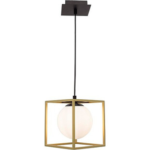 Lampa wisząca Stella: Szklany glamour, mosiądz - Decolab24