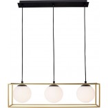 Lampa wisząca Stella III | Szkło, Mosiądz | Decolab24