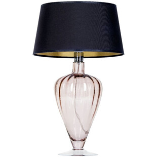 Lampa stołowa Bristol | Szklana, Czarna | 4Concept