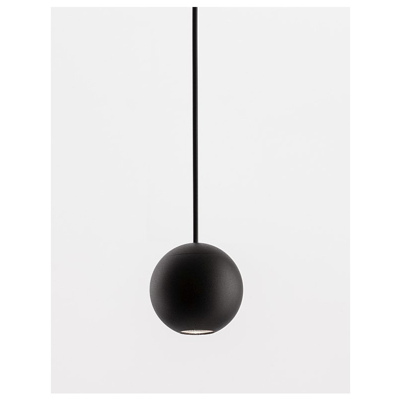 Lampa wisząca kula Besar czarna LED - Decolab24