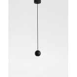 Lampa wisząca kula Besar czarna LED - Decolab24