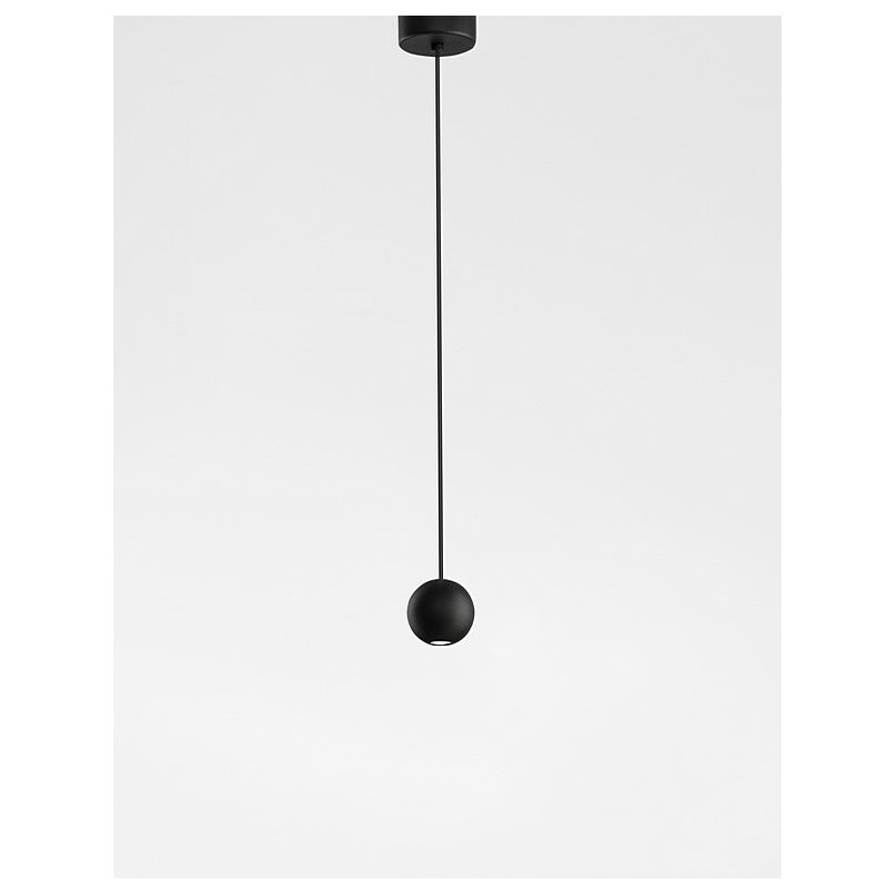 Lampa wisząca kula Besar czarna LED - Decolab24