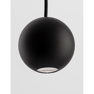 Lampa wisząca kula Besar czarna LED - Decolab24