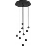 Lampa wisząca LED Kule Besar 40cm czarna | Decolab24