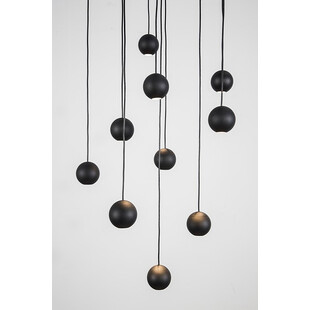 Lampa wisząca LED Kule Besar 40cm czarna | Decolab24