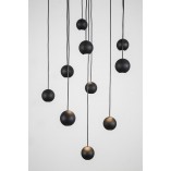 Lampa wisząca LED Kule Besar 40cm czarna | Decolab24