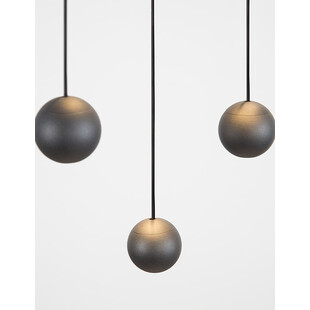 Lampa wisząca LED Kule Besar 40cm czarna | Decolab24
