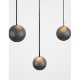 Lampa wisząca LED Kule Besar 40cm czarna | Decolab24