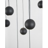Lampa wisząca LED Kule Besar 40cm czarna | Decolab24