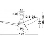 Lampa Sufitowa Helicopter LED - Designerski Blask | Decolab24