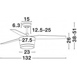 Lampa Sufitowa Helicopter LED | Design Decolab24
