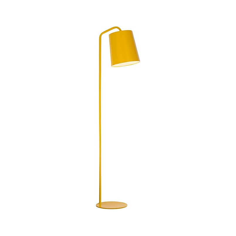 Lampa podłogowa loft żółta Simple | Decolab24