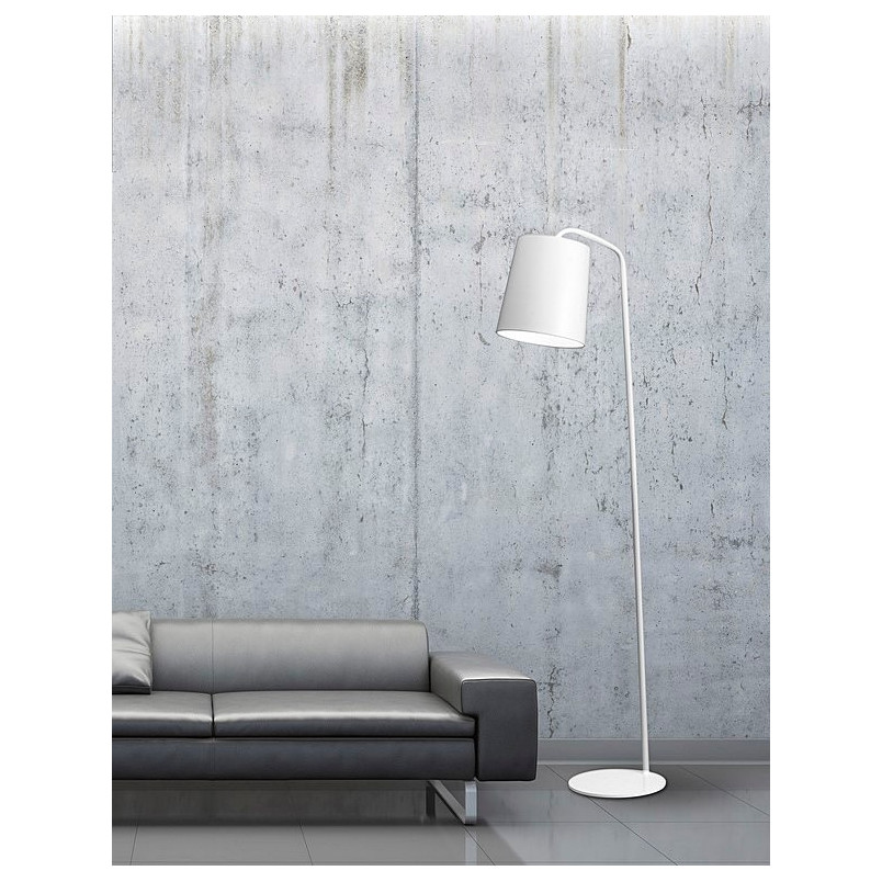 Lampa podłogowa Loft Simple biała | Decolab24
