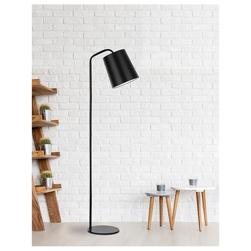 Lampa podłogowa loft Simple czarna | Decolab24