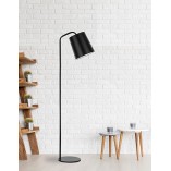 Lampa podłogowa loft Simple czarna | Decolab24