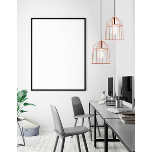 Lampa wisząca Hugo, miedź, E27 | Decolab24