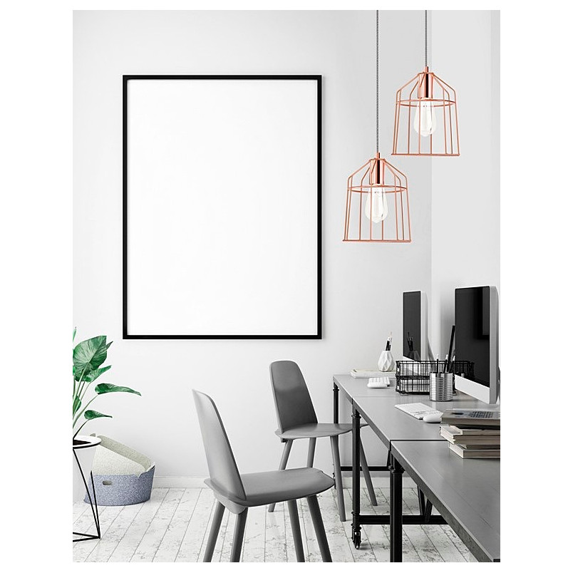 Lampa wisząca Hugo, miedź, E27 | Decolab24